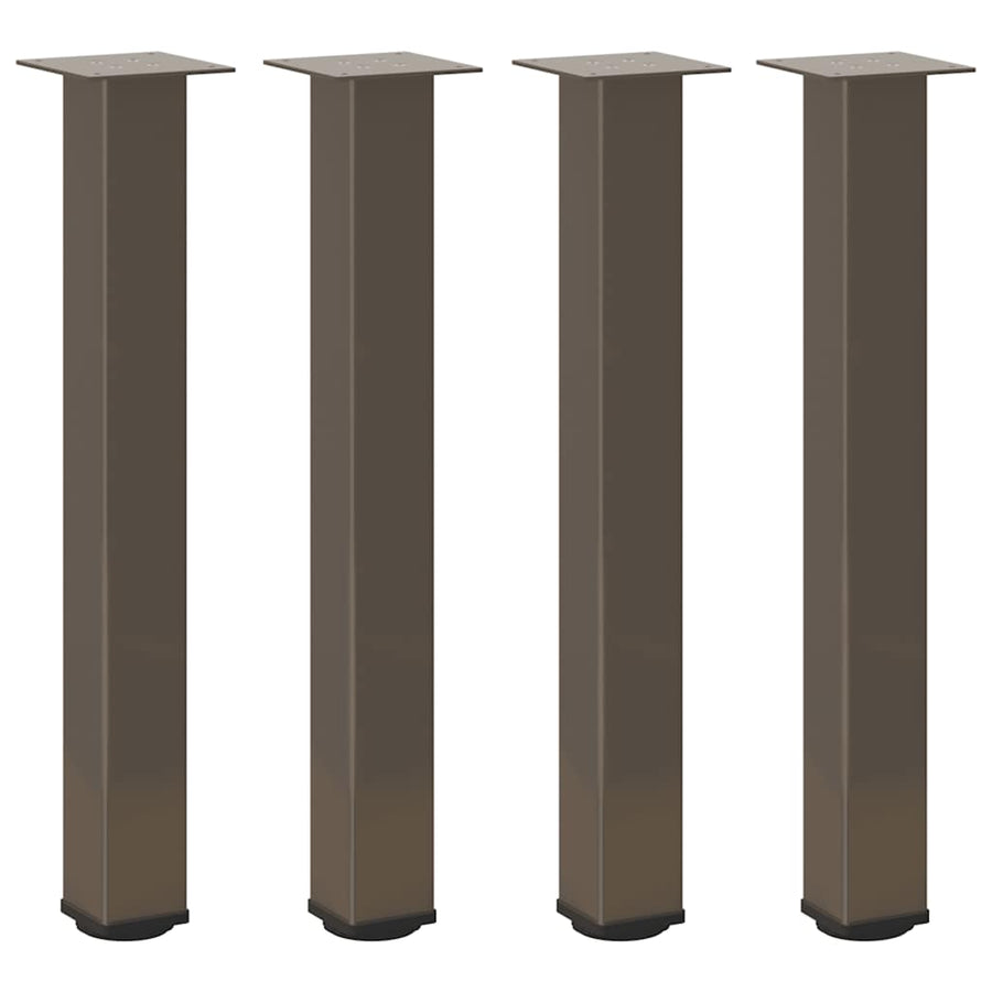 Salontafelpoten 4 st 72-74 cm staal naturel