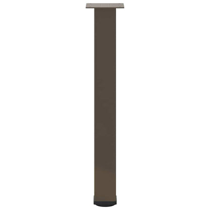Salontafelpoten 4 st 72-74 cm staal naturel