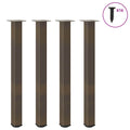 Bartafelpoten 4 st 90-92 cm staal naturel