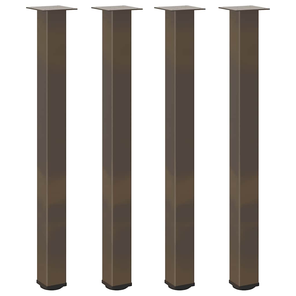 Salontafelpoten 4 st 90-92 cm staal naturel