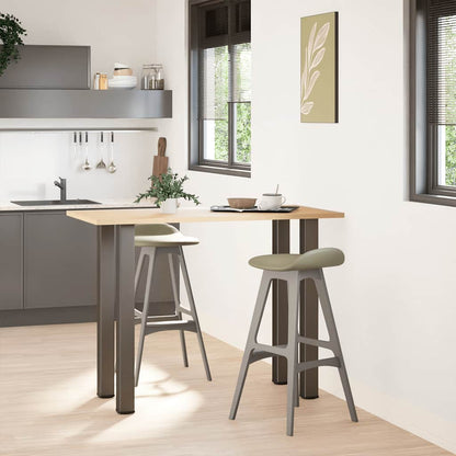 Salontafelpoten 4 st 90-92 cm staal naturel
