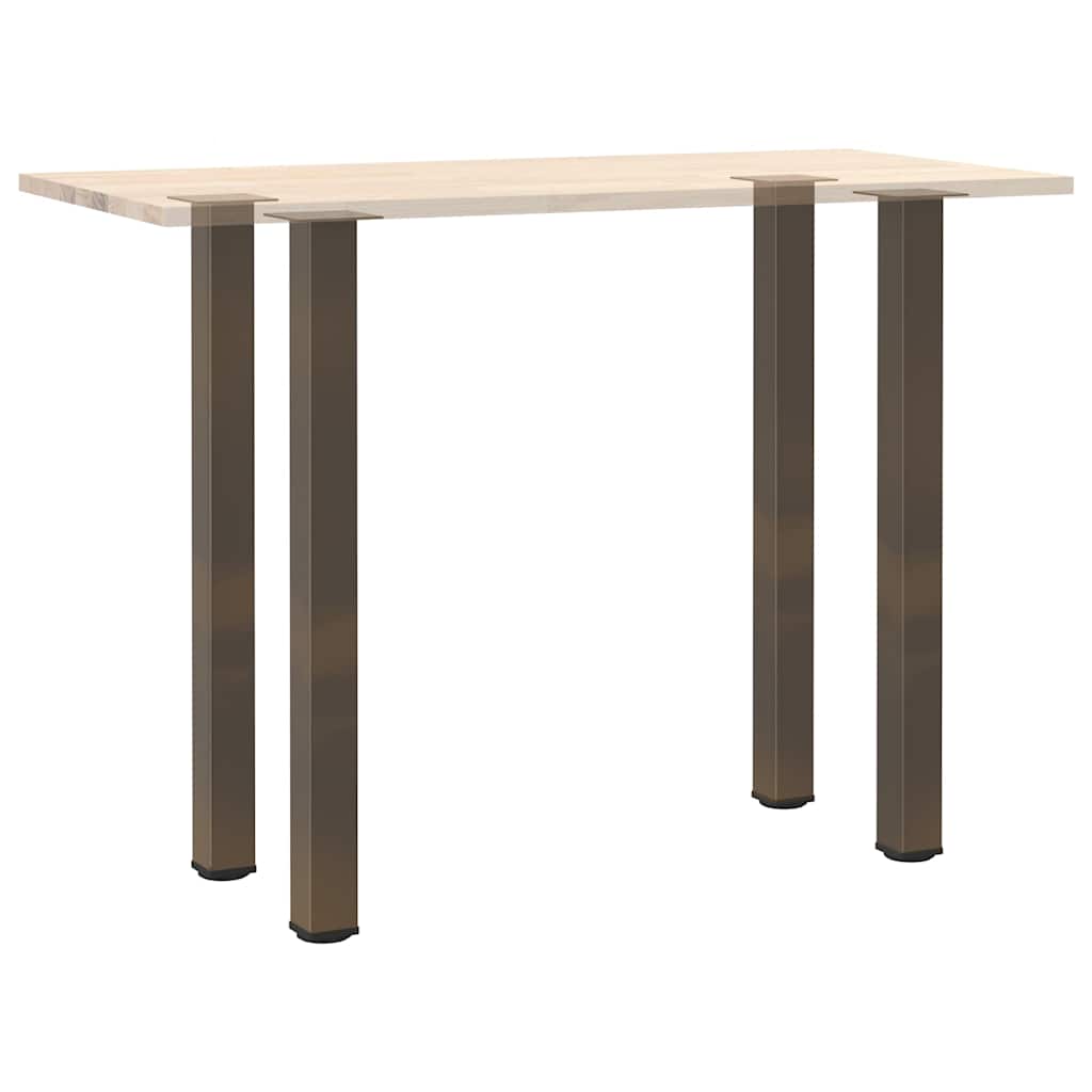 Salontafelpoten 4 st 90-92 cm staal naturel