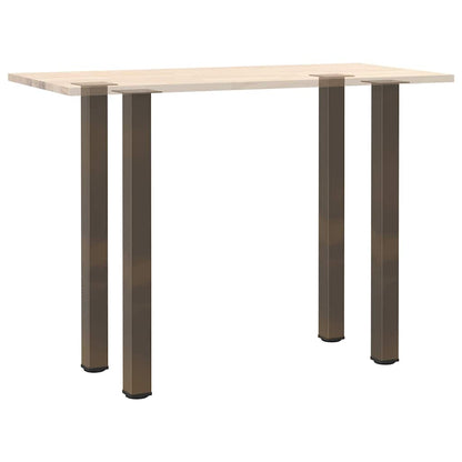 Salontafelpoten 4 st 90-92 cm staal naturel