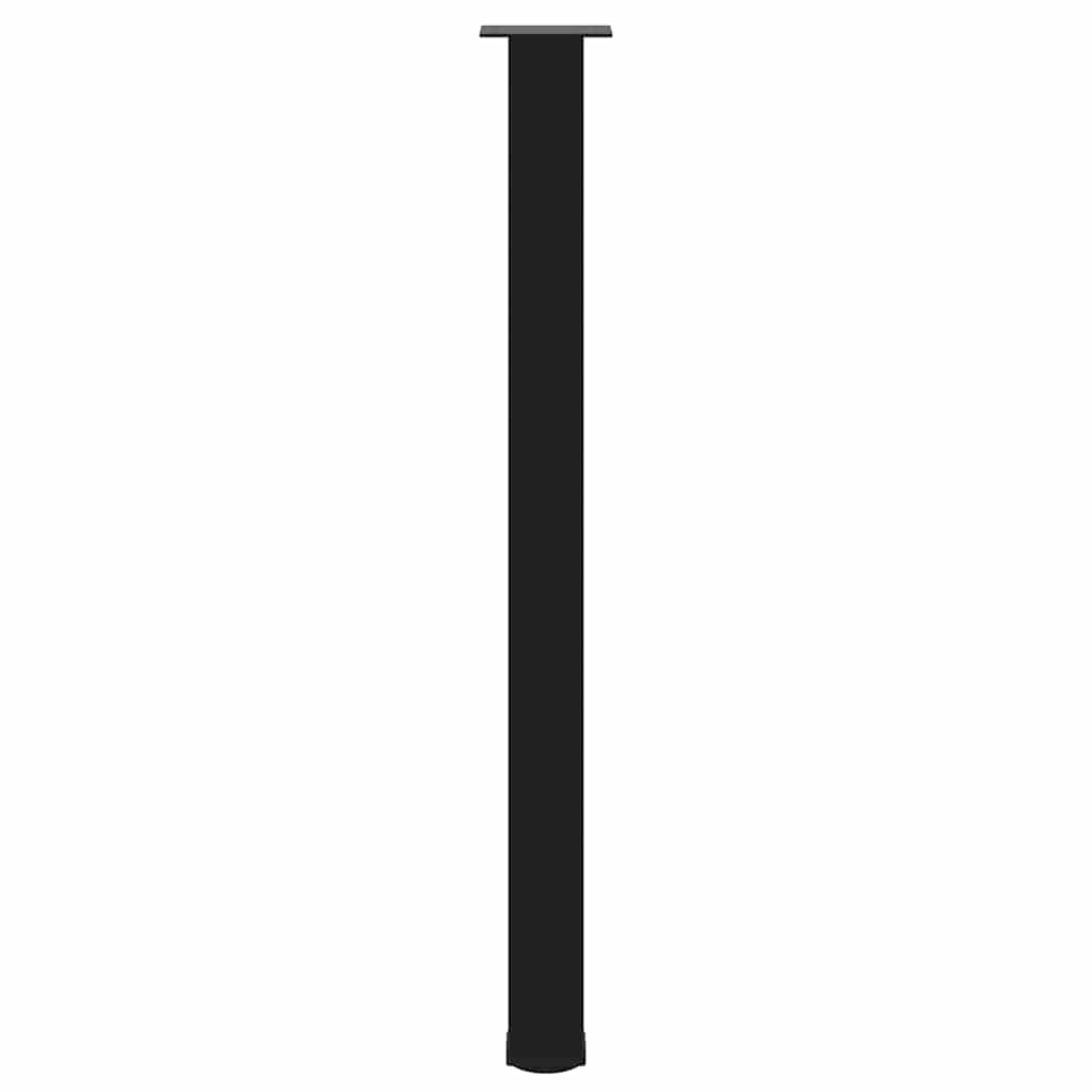 Salontafelpoten 4 st 110-112 cm staal zwart