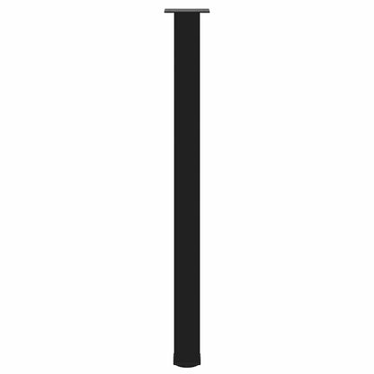 Salontafelpoten 4 st 110-112 cm staal zwart