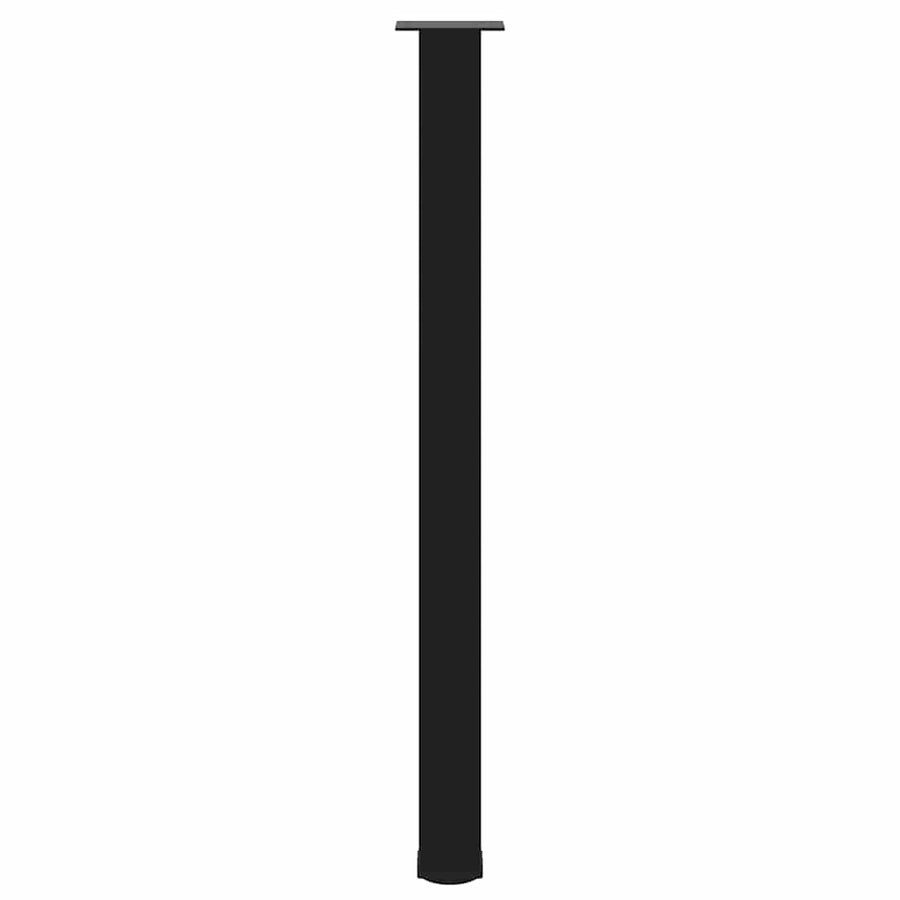 Salontafelpoten 4 st 110-112 cm staal zwart