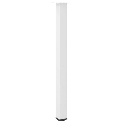 Salontafelpoten 4 st 110-112 cm staal wit