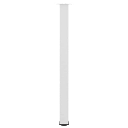 Salontafelpoten 4 st 110-112 cm staal wit