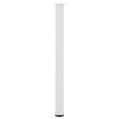 Salontafelpoten 4 st 110-112 cm staal wit