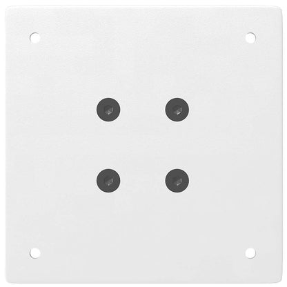 Salontafelpoten 4 st 110-112 cm staal wit