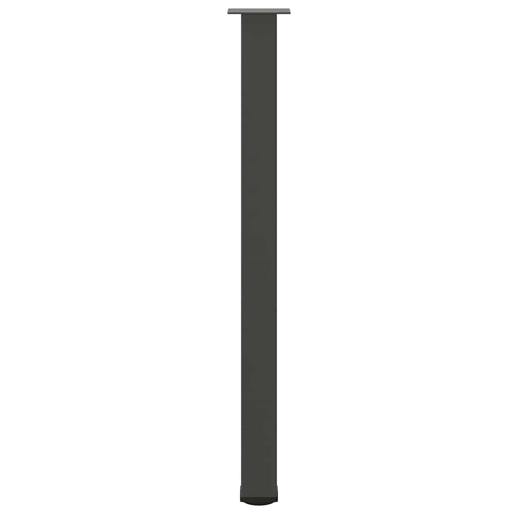 Salontafelpoten 4 st 110-112 cm staal antraciet