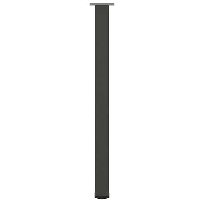 Salontafelpoten 4 st 110-112 cm staal antraciet
