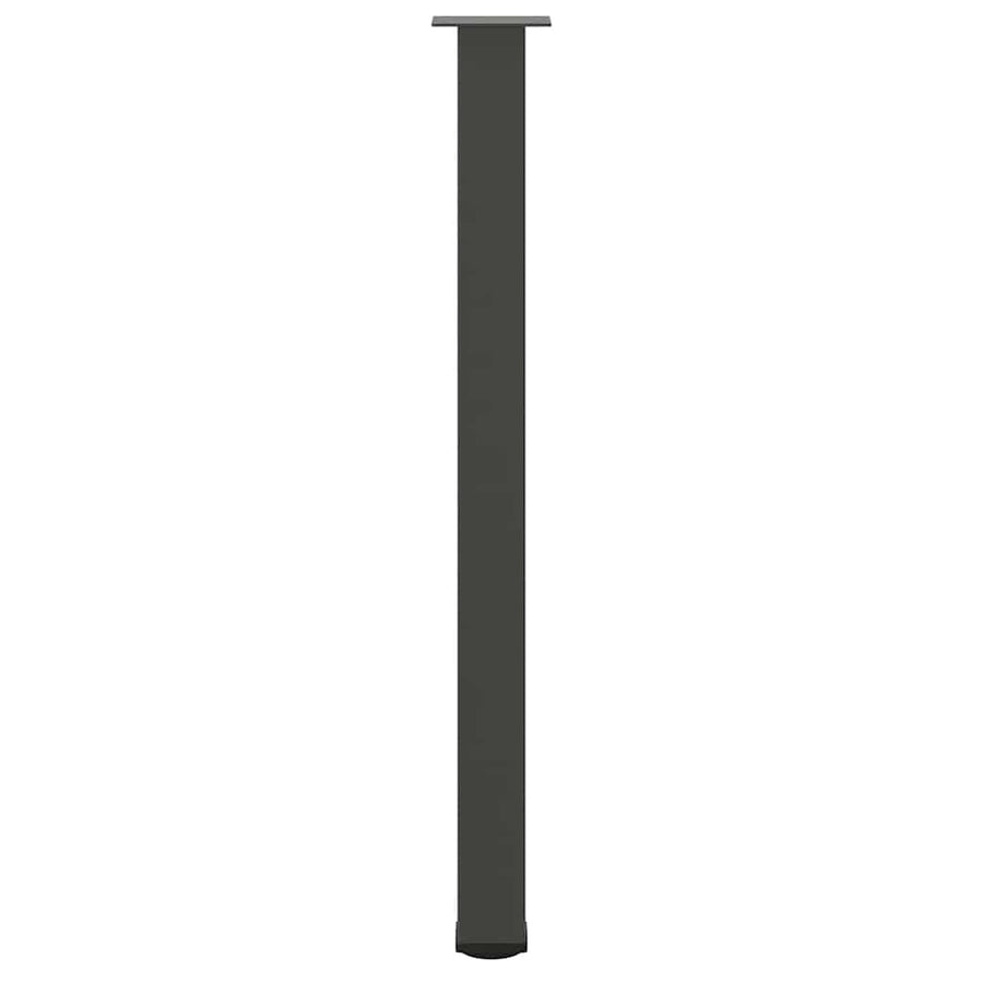 Salontafelpoten 4 st 110-112 cm staal antraciet
