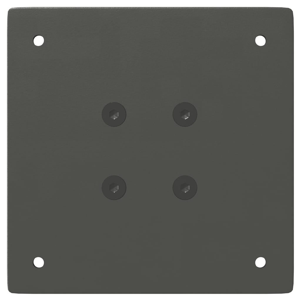 Salontafelpoten 4 st 110-112 cm staal antraciet