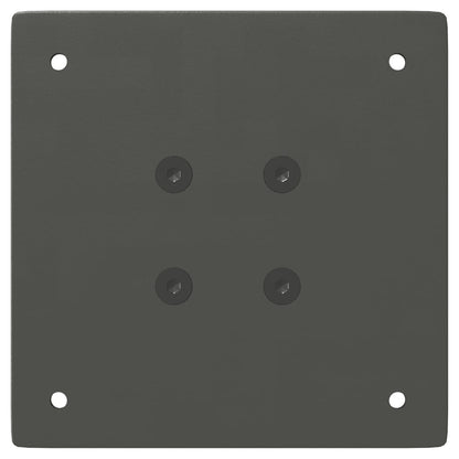 Salontafelpoten 4 st 110-112 cm staal antraciet