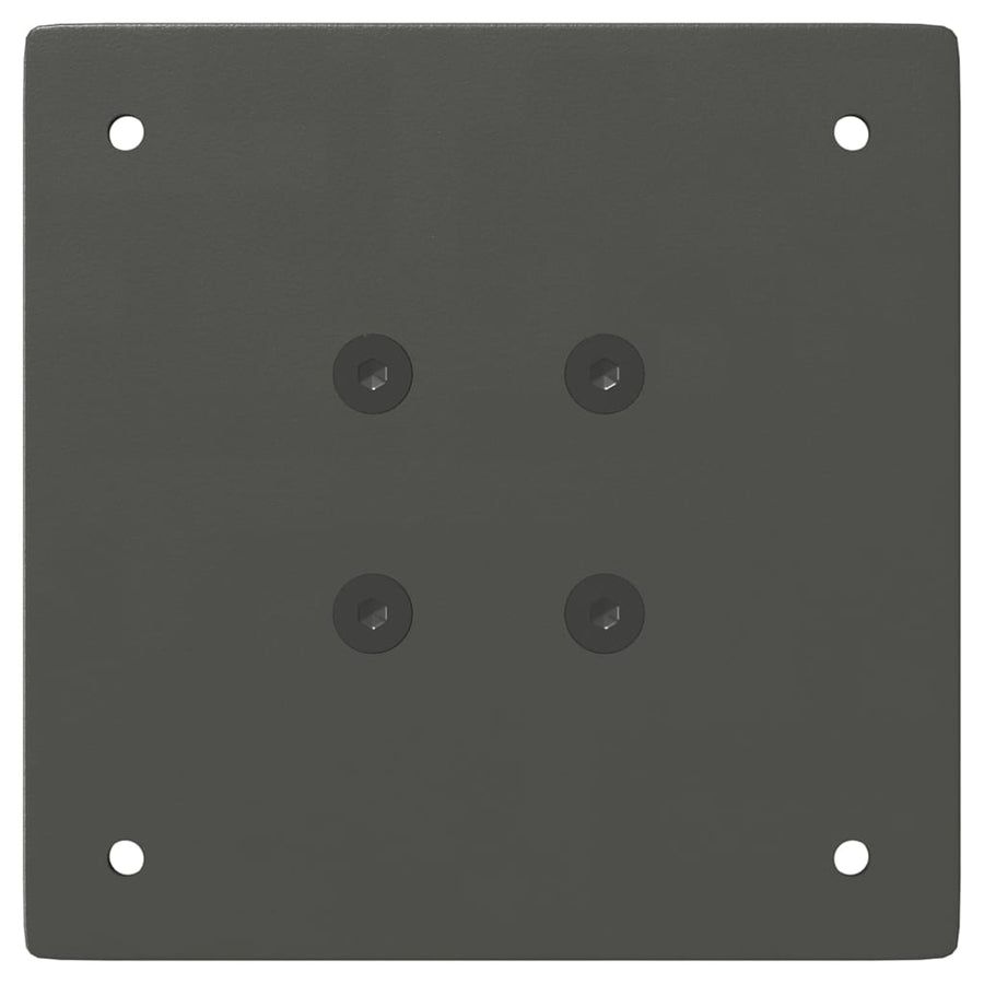 Salontafelpoten 4 st 110-112 cm staal antraciet