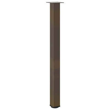 Salontafelpoten 4 st 110-112 cm staal naturel