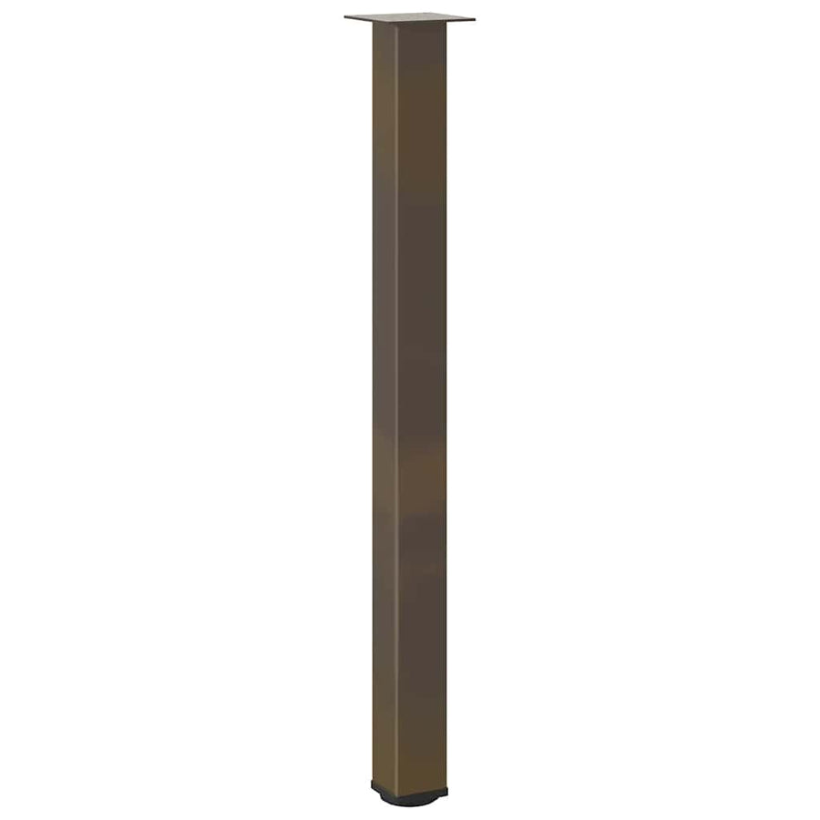 Salontafelpoten 4 st 110-112 cm staal naturel