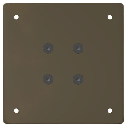 Salontafelpoten 4 st 42 cm staal naturel