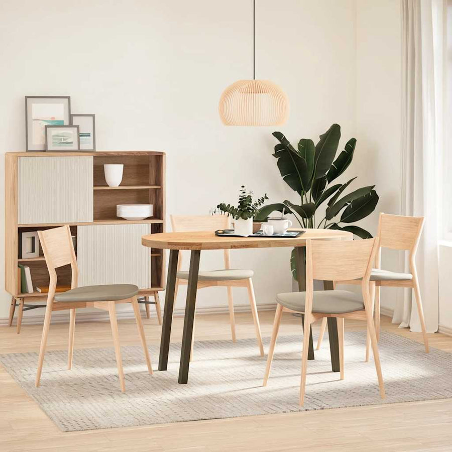 Salontafelpoten 4 st 72 cm staal naturel