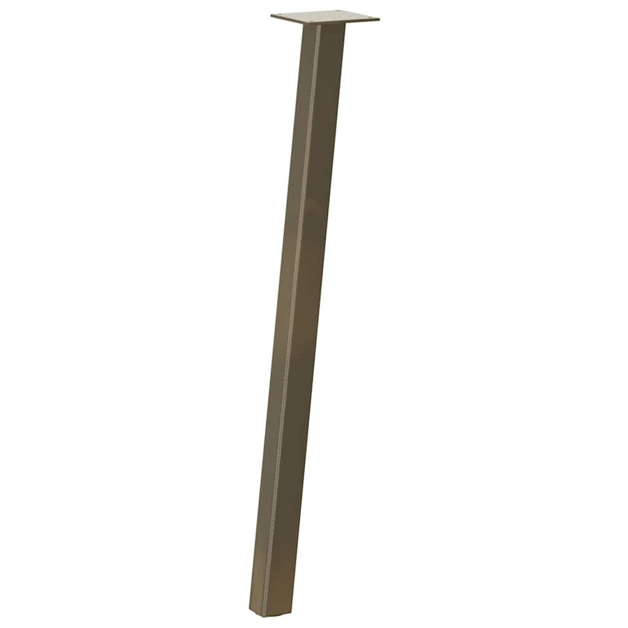 Salontafelpoten 4 st 72 cm staal naturel
