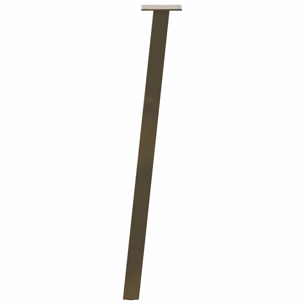 Salontafelpoten 4 st 72 cm staal naturel