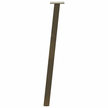 Salontafelpoten 4 st 72 cm staal naturel