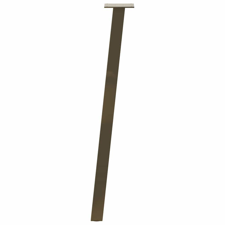 Salontafelpoten 4 st 72 cm staal naturel