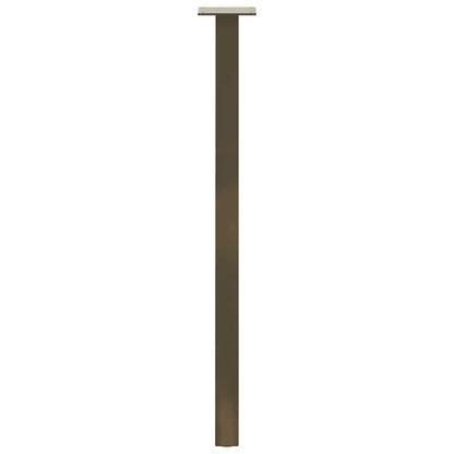 Salontafelpoten 4 st 72 cm staal naturel