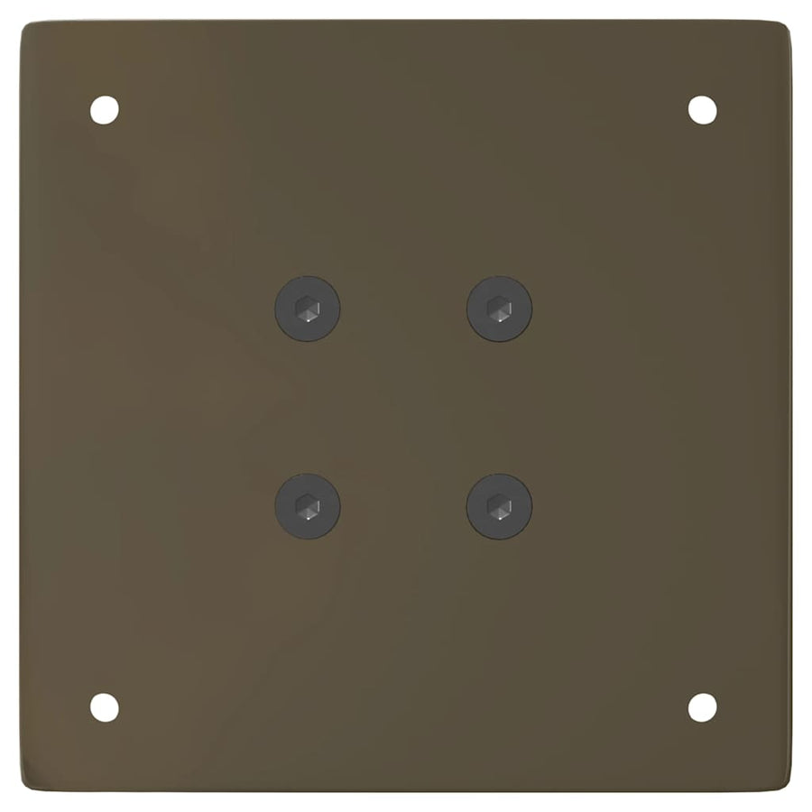 Salontafelpoten 4 st 42 cm staal naturel