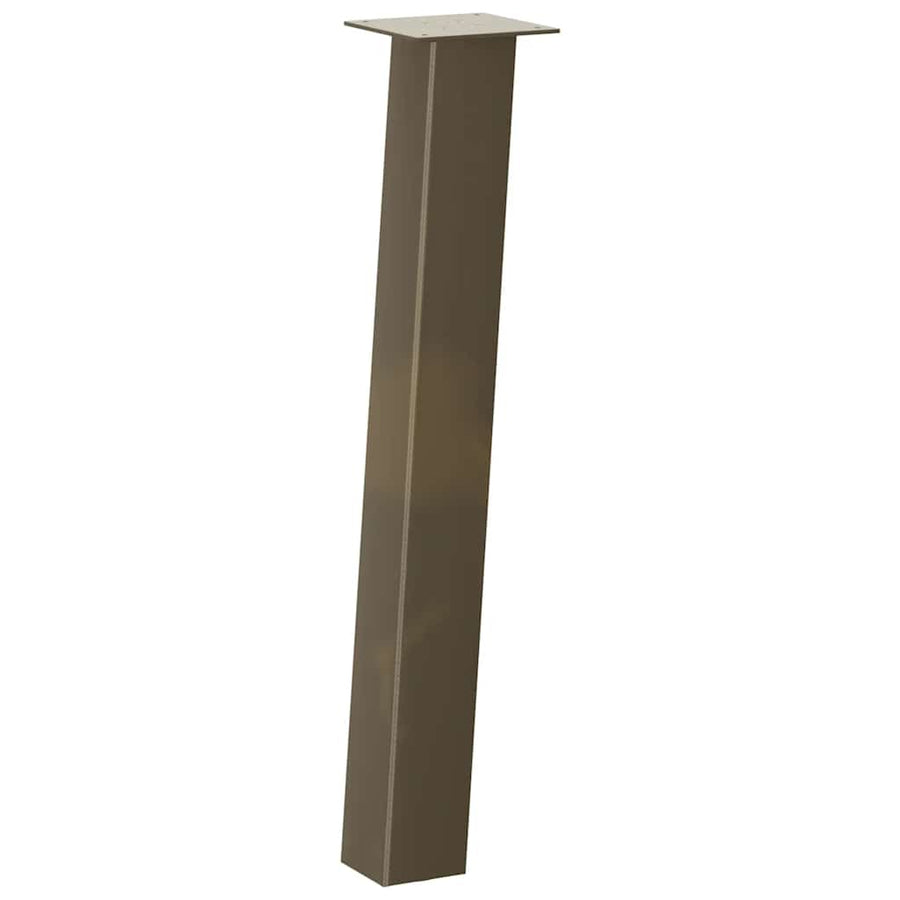Salontafelpoten 4 st 72 cm staal naturel