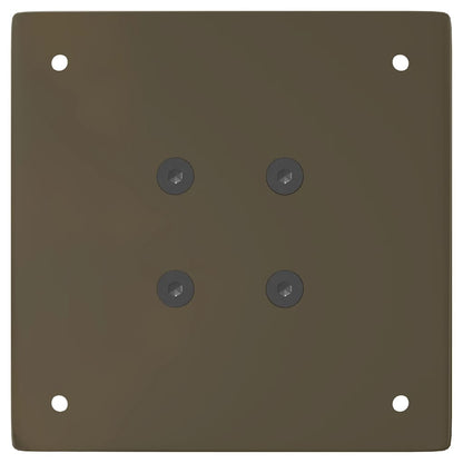 Salontafelpoten 4 st 72 cm staal naturel