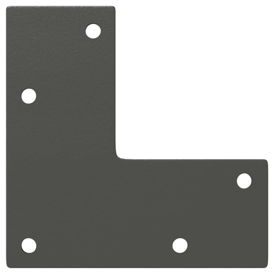 Salontafelpoten conische vorm 4 st 30-31 cm staal antraciet
