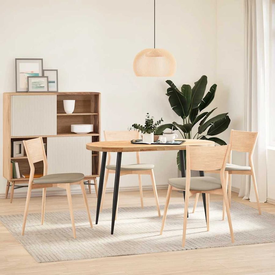 Salontafelpoten conische vorm 4 st 72-73 cm staal zwart