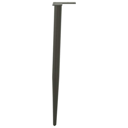 Salontafelpoten conische vorm 4 st 72-73 cm staal antraciet