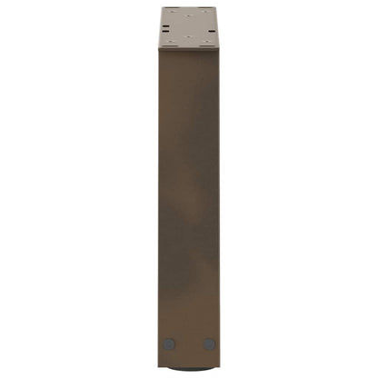 Eettafelpoten 2 st V-vormig 30x(30-31,3) cm staal naturel