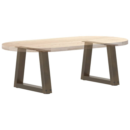 Eettafelpoten 2 st V-vormig 30x(30-31,3) cm staal naturel