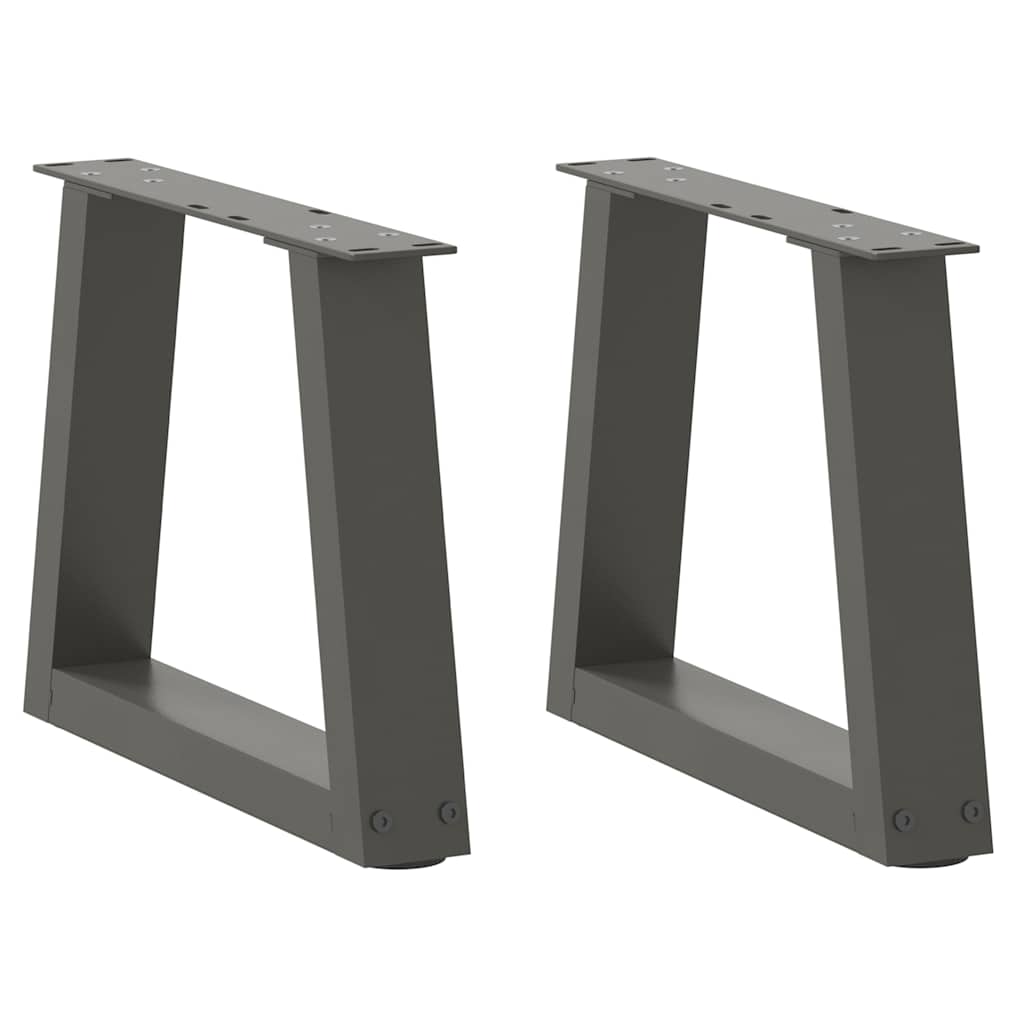 Salontafelpoten V-Vormig 40X(30-31,3) Cm Staal Antraciet 2 40 x (30-31.3) cm