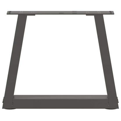 Salontafelpoten V-Vormig 40X(30-31,3) Cm Staal Antraciet 2 40 x (30-31.3) cm