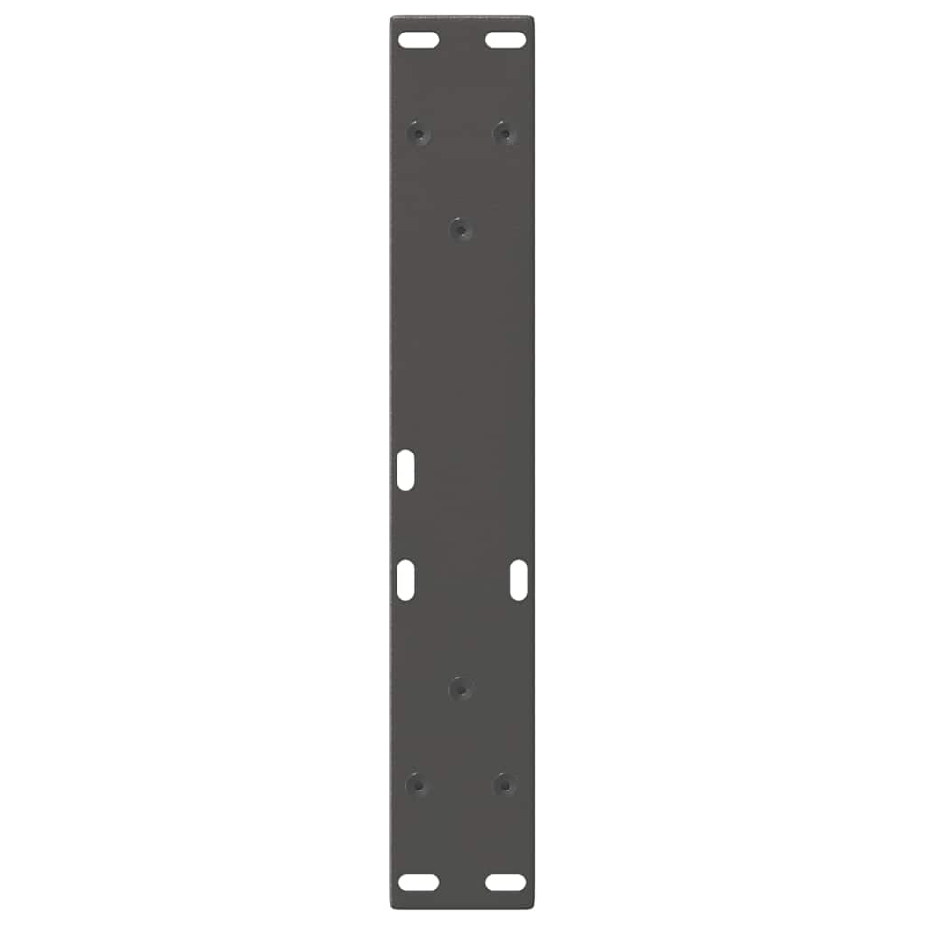 Salontafelpoten V-Vormig 40X(30-31,3) Cm Staal Antraciet 2 40 x (30-31.3) cm