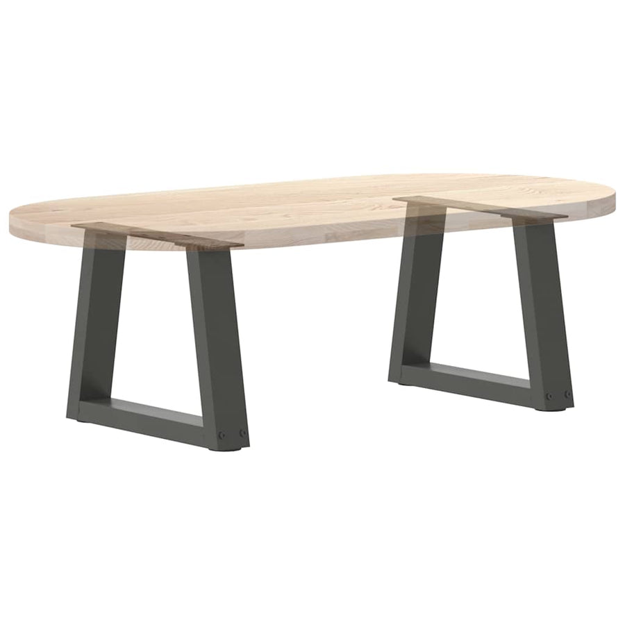 Salontafelpoten V-Vormig 40X(30-31,3) Cm Staal Antraciet 2 40 x (30-31.3) cm