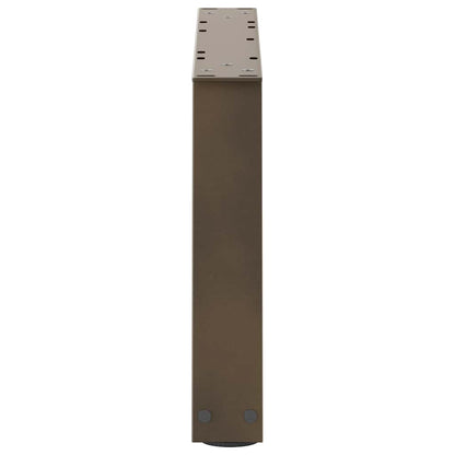 Eettafelpoten 2 st V-vormig 60x(30-31,3) cm staal naturel
