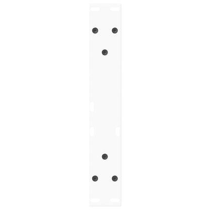 Salontafelpoten V-Vormig 38X(42-43,3) Cm Staal Wit 38 x (42-43.3) cm
