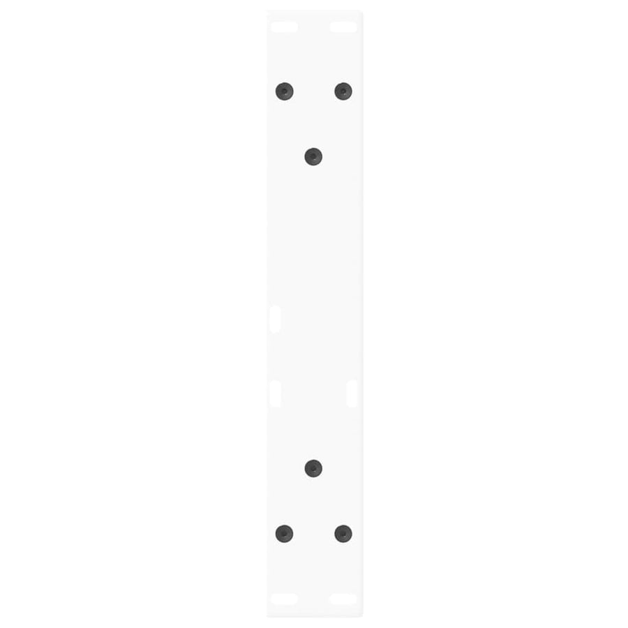 Salontafelpoten V-Vormig 38X(42-43,3) Cm Staal Wit 38 x (42-43.3) cm