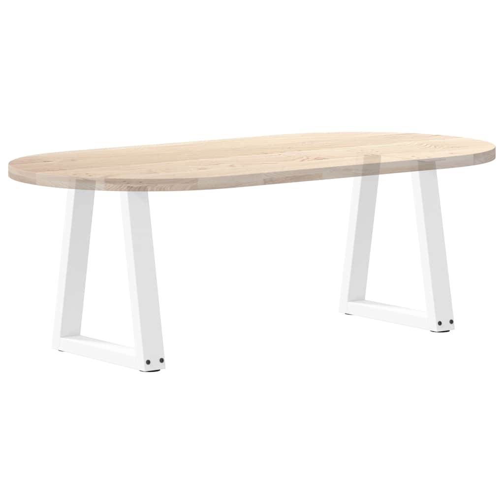 Salontafelpoten V-Vormig 38X(42-43,3) Cm Staal Wit 38 x (42-43.3) cm