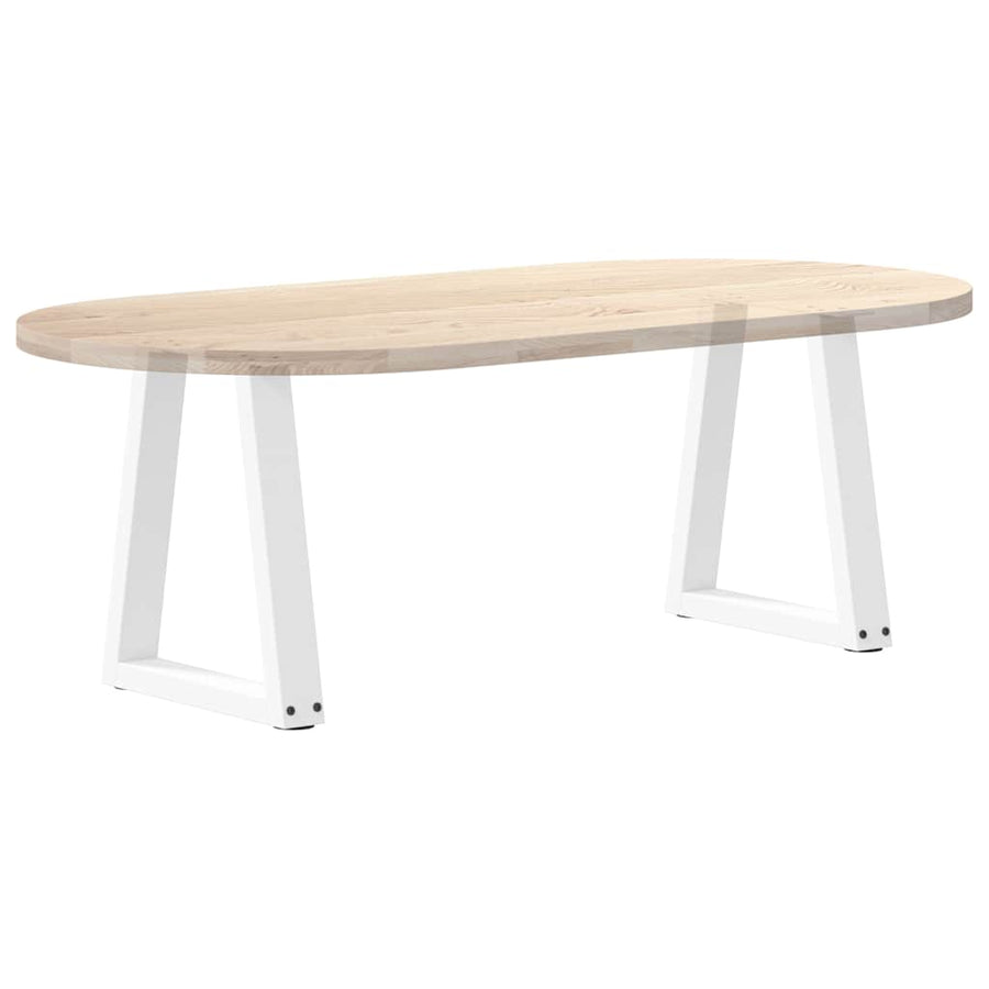 Salontafelpoten V-Vormig 38X(42-43,3) Cm Staal Wit 38 x (42-43.3) cm