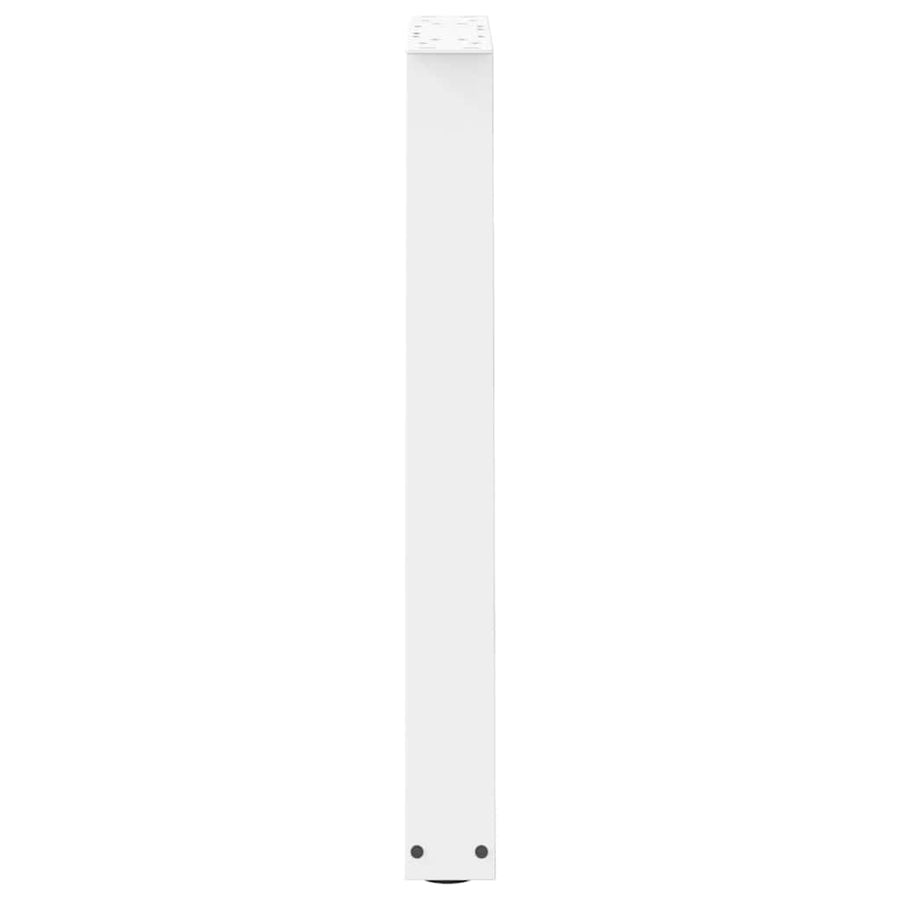 Eettafelpoten V-Vormig 50X(72-73,3) Cm Staal Wit 50 x (72-73) cm