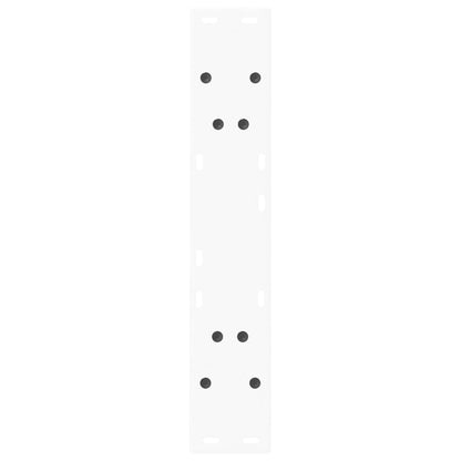 Eettafelpoten V-Vormig 50X(72-73,3) Cm Staal Wit 50 x (72-73) cm
