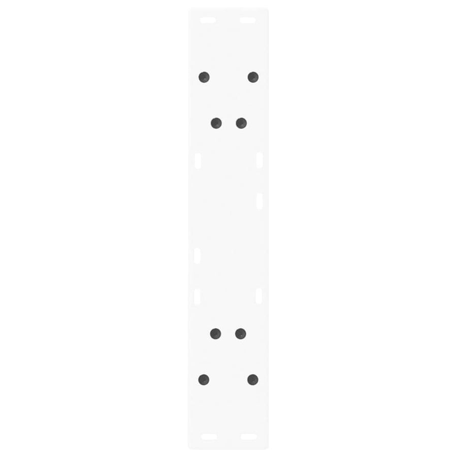 Eettafelpoten V-Vormig 50X(72-73,3) Cm Staal Wit 50 x (72-73) cm