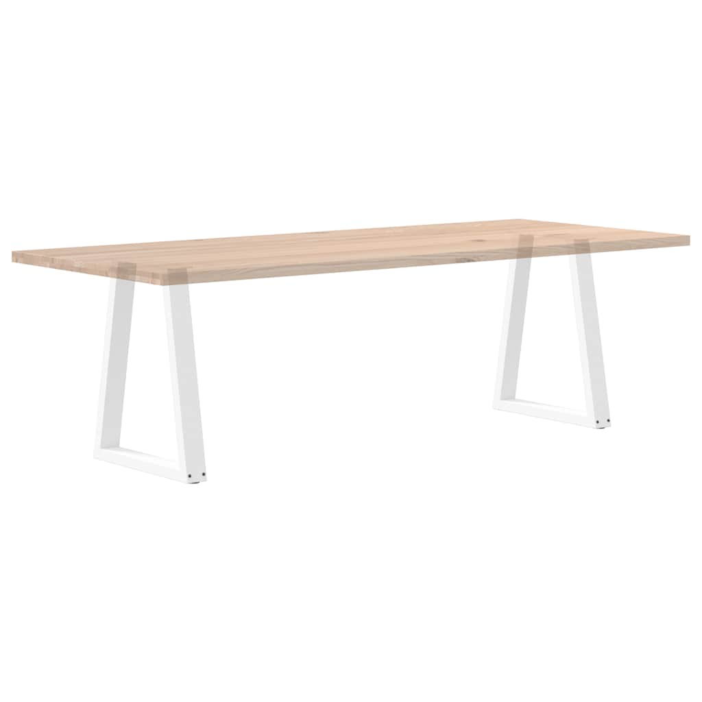 Eettafelpoten V-Vormig 50X(72-73,3) Cm Staal Wit 50 x (72-73) cm
